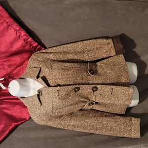 Liz Claiborne Brown Coat Size 12